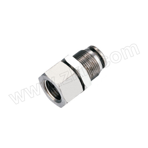 FLYFLOW/福莱福流 IPMFT全铜隔板内螺纹直通 IPMFT06-02 快插6mm-内螺纹Rc1/4 1个