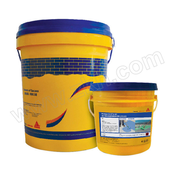 SIKA/西卡 透明耐黄变外墙高弹防水涂料 Monoprufe® RTU 301 4kg 1桶