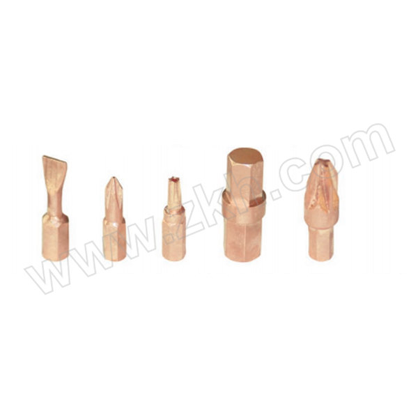 QIAOFANG/桥防 铍青铜防爆一字螺丝刀头 264B-1004-Be-Cu 6.5mm 1件