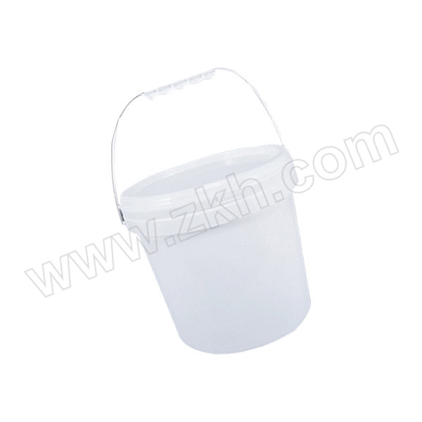 CNMF/谋福 塑料密封包装小水桶 白色 欧式桶 6L 1个