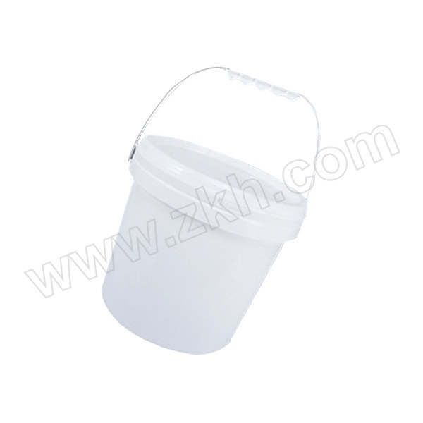 CNMF/谋福 塑料密封包装小水桶 白色 欧式桶 6L 1个