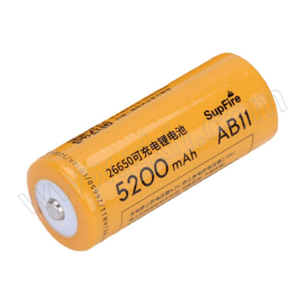 SUPERFIRE/神火 锂电池 26650可充电 5200mAh AB11 1个