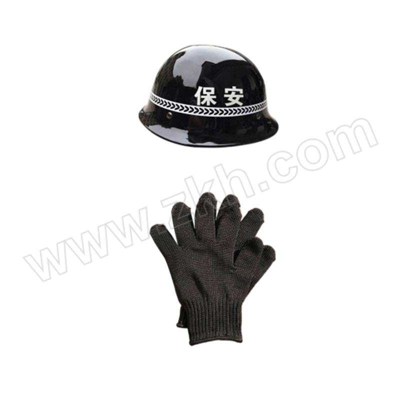 ZKH/震坤行 防暴七件套 FBZB-07 含3.5mm盾牌×1+钢叉×1+铁头抓捕器×1+PC防暴棍×1+防刺服×1+PC防暴头盔×1+防割手套×1双 1套