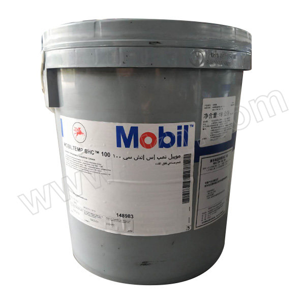 MOBIL/美孚 轴承润滑脂-通用型 TEMP-SHC100,断货，不接单 18KG232323 1桶