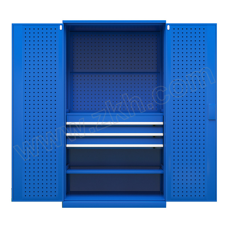 XMB/鑫美博 重型工具柜一层隔板含网板三抽 A163Z 尺寸1000×500×1800mm 1台