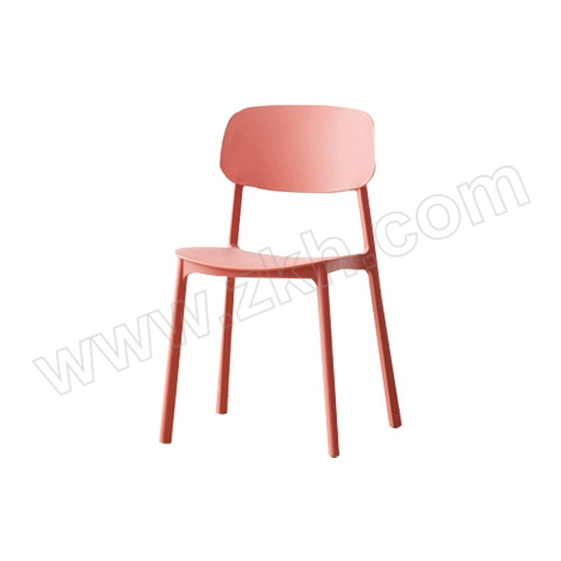 YINGLAN/迎兰 塑料椅餐椅 YL-SLY-02 尺寸440×460×800mm 红色 1把