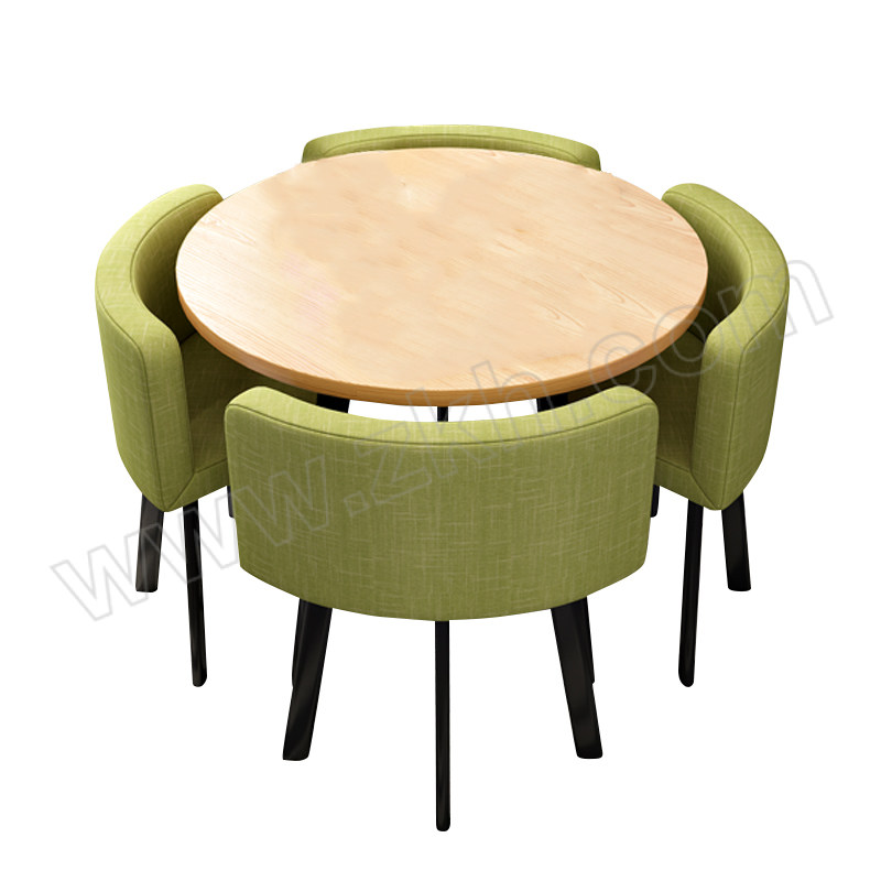 SX/韶希 一桌四椅休闲洽谈桌会议桌椅套装 SX-QTZ28 尺寸800×800×750mm 1套