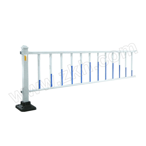 ZKH/震坤行 经济款市政道路护栏 S2SZ600 蓝白色 600×3080mm 约10kg 含1根立柱 1套