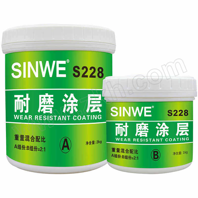 SINWE/鑫威 大颗粒耐磨涂层 S228 A 2kg+B 1kg 1套