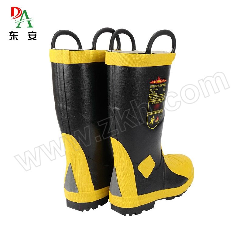 DONGAN/东安 14款消防员战斗靴(含3C认证) RJX-28A 43码 防砸防刺穿绝缘 1双