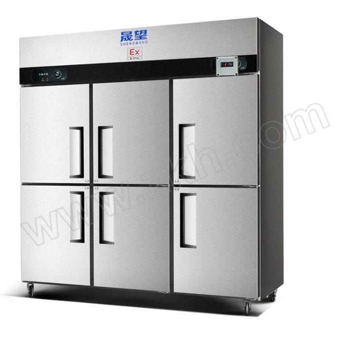 SHENGWANG/晟望 1166L不锈钢防爆冰箱 SWBX-1100EX 冷藏1-10℃ 冷冻≤-12℃ 1个