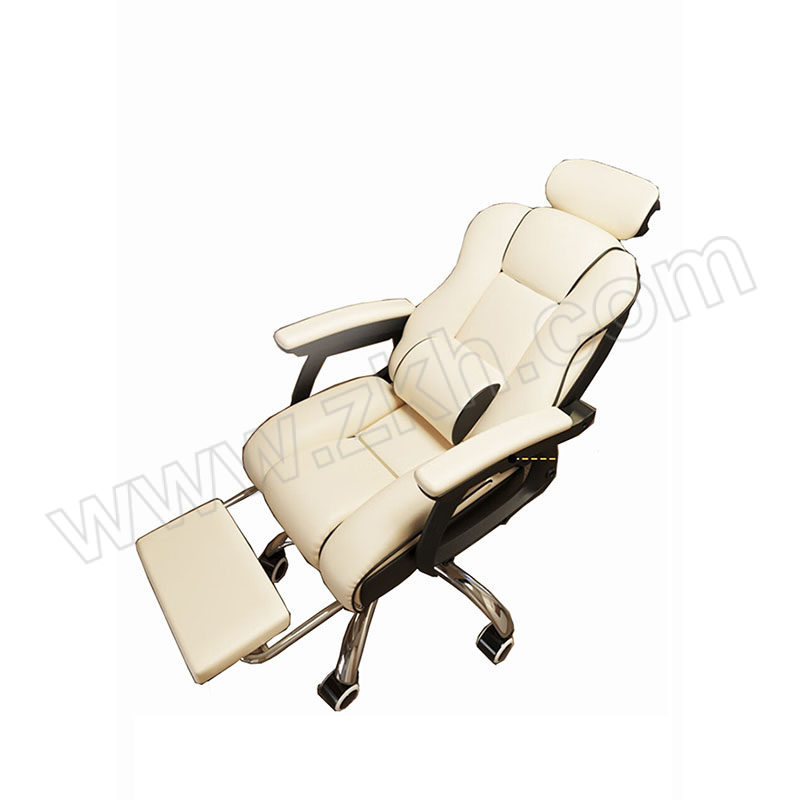 LIANGONG/链工 电脑椅 米白色-带搁脚 尺寸490×490×1150~1250mm 1件