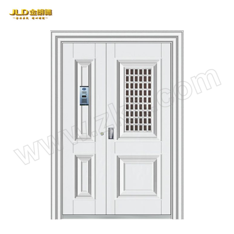 JLD/金朗德 甲级楼宇对讲门JZL-002 JZL-002 含锁具及五金配件 含门套 楼宇对讲/可视通话另加 1套