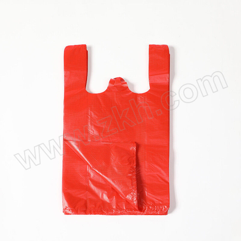 XWH/希万辉 红色加厚塑料背心袋子 XWH-LJD007 40×60cm 100只 1包