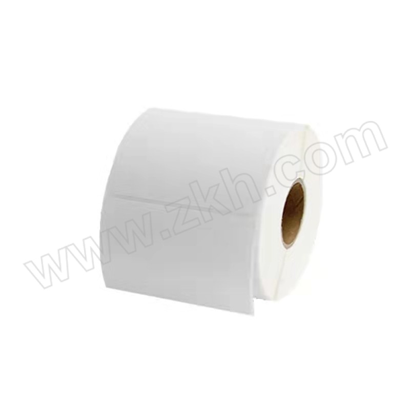 SZLDBZ/苏州零点包装 可移合成纸标签 101.6mm×76.2mm×1000pcs 跳距3mm 边距2mm 卷芯76mm 单排 白色 1卷
