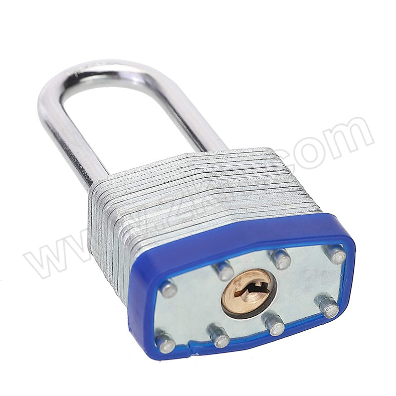 JUXIN/炬芯 长梁千层锁 QC940D 不通开 含2个钥匙 钢本色 锁钩φ6mm 锁体净高37mm 锁体宽43mm 1个