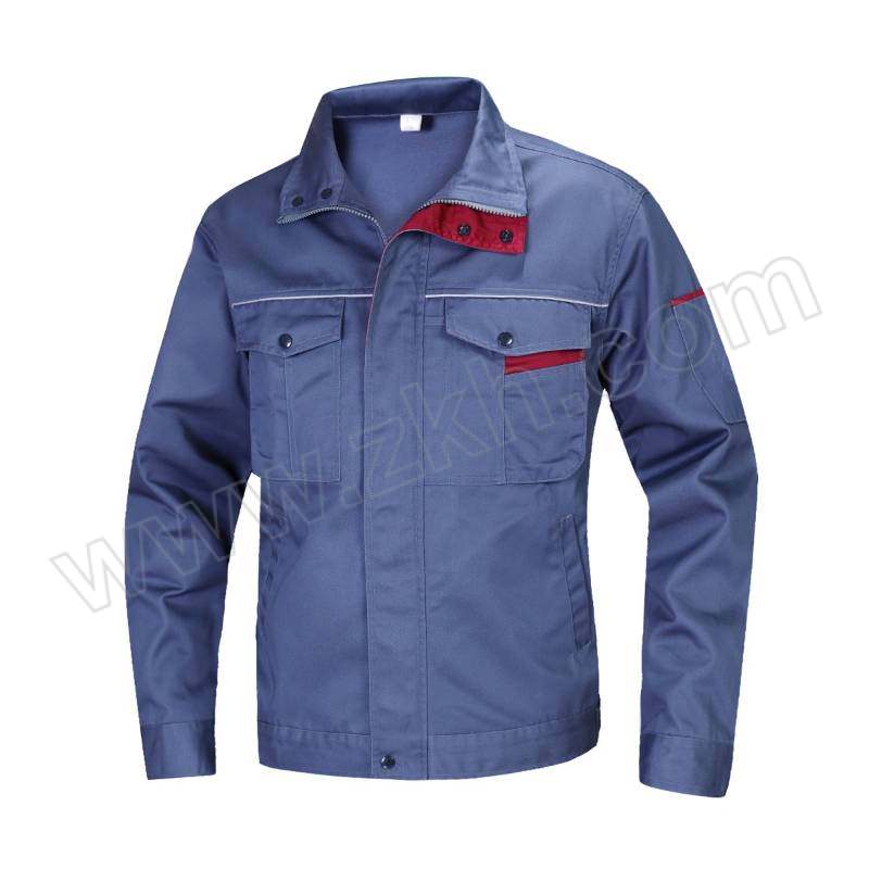 TOPRUI/拓普瑞 春秋男女长袖工作服上衣 A11 185码 深灰蓝 1件