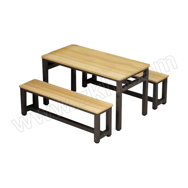 ZKH/震坤行 一桌两凳组合 HHD-DT26 尺寸1200×600×740mm 1套