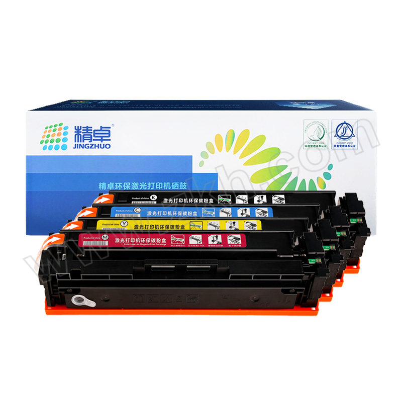 JINGZHUO/精卓 CF510A系列硒鼓 204A 四色套装 适用惠普HP CF510A/204A/M180NW/M180N/M181FW/M154A/M154NW 1套