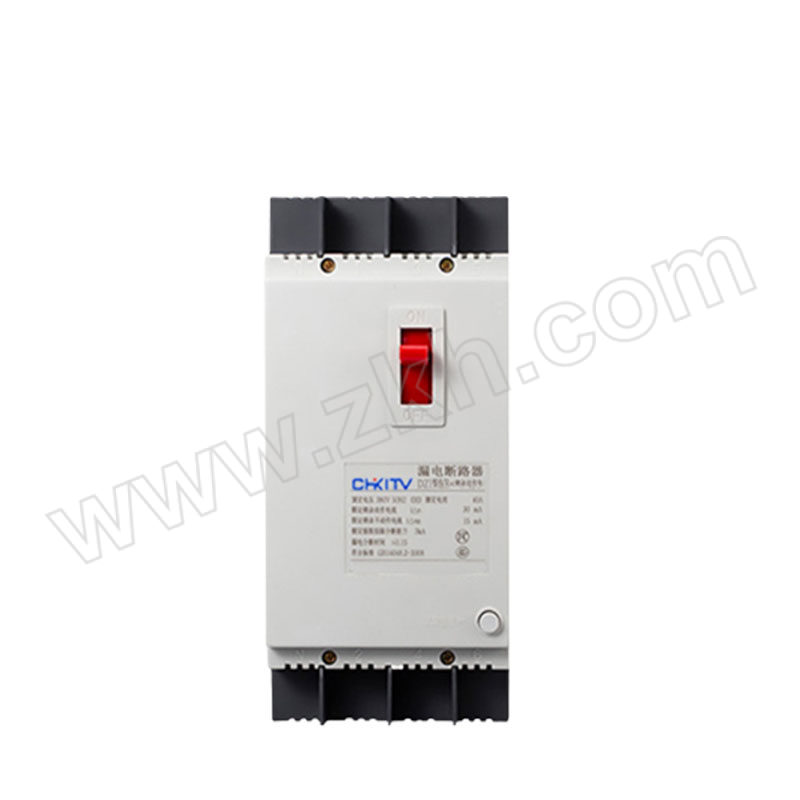 CHKITV/科继电气 DZ15LE塑壳漏电断路器 DZ15LE-100T/490-100A 1个