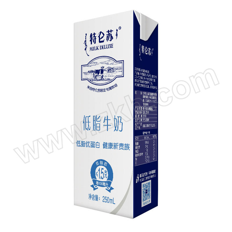 MENGNIU/蒙牛 特仑苏低脂牛奶 250mL×12盒 1提
