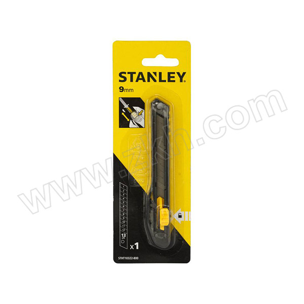 STANLEY/史丹利 侧边锁定式美工刀 STHT10322-800-23 9mm 1把