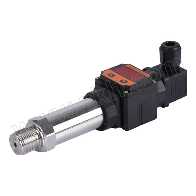 QIZIYI/齐自仪 压力变送器 PBT-12AM(0~60MPa) M20×1.5螺纹安装 赫斯曼数显接头 4~20mA两线制 1个