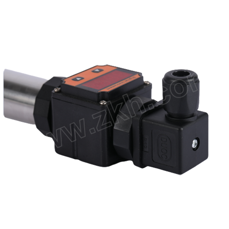 QIZIYI/齐自仪 压力变送器 PBT-12AM(0~60MPa) M20×1.5螺纹安装 赫斯曼数显接头 4~20mA两线制 1个