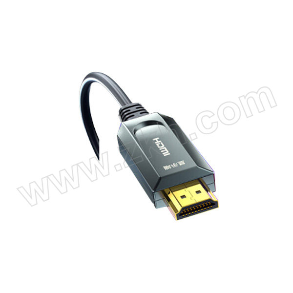 SHENGWEI/胜为 HDMI针对针光纤连接线 AHH1200J 4K/60Hz 锌合金灰色 20m 1条