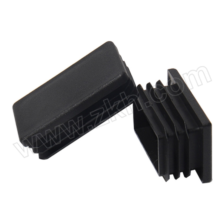HYSKM/云上科贸 塑料长方管内塞 25X40 100只/包 黑色 1包