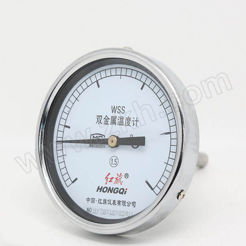 HONGQI/红旗仪表 双金属温度表 WSS-401 1只