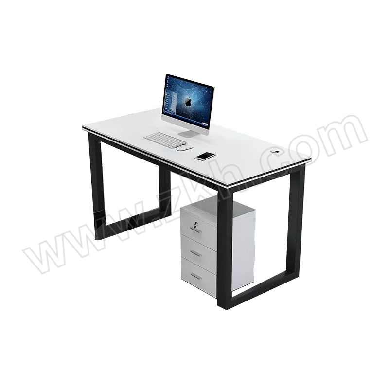 XINDUXIU/鑫独秀 加固型钢架单人位办公桌工位屏风带柜 XDX-GW008 1套