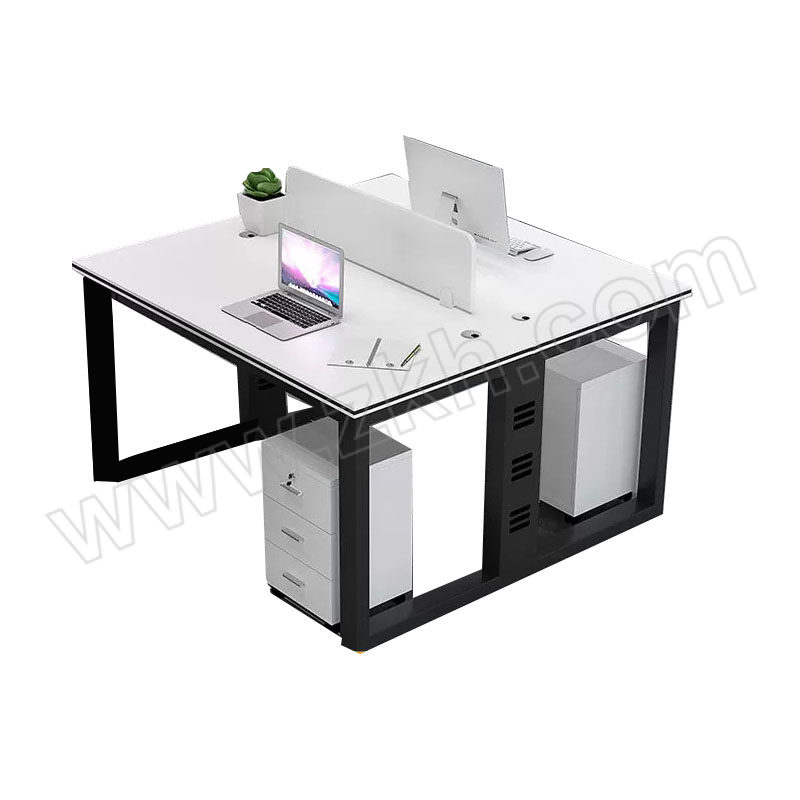XINDUXIU/鑫独秀 加固型钢架双人位办公桌工位屏风 XDX-GW0011 1套