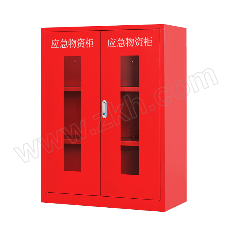 XMB/鑫美博 应急物资柜 A944Z 尺寸900×450×1200mm 2层 层板承重50kg 红色 1台