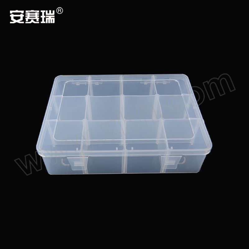 SAFEWARE/安赛瑞 塑料零件盒 28578 22.5 ×18×5.7cm 透明 1个