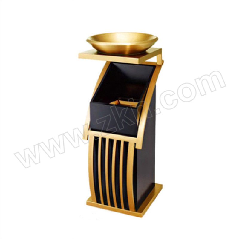 ZHLA/中环力安 新概念立式垃圾桶 ZHLA-LJT089 30×30×88cm 12L 钛金色 方管升级加厚款 钛金盆 1个