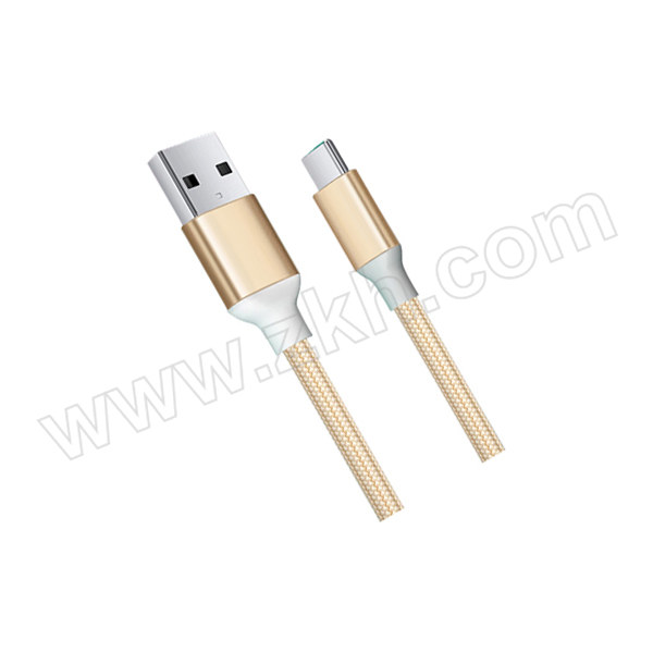 NEWMINE/纽曼 苹果/Type-c/安卓USB-C一拖三数据线 XS06 适用iPhoneX/XS Max/XR/小米华为p30 金色 1根