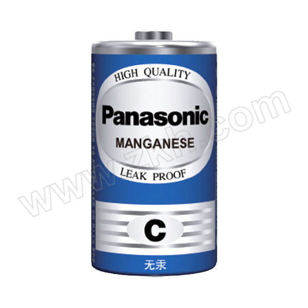 PANASONIC/松下 碳性2号C型干电池 R14NU/2SC 2节装 1板