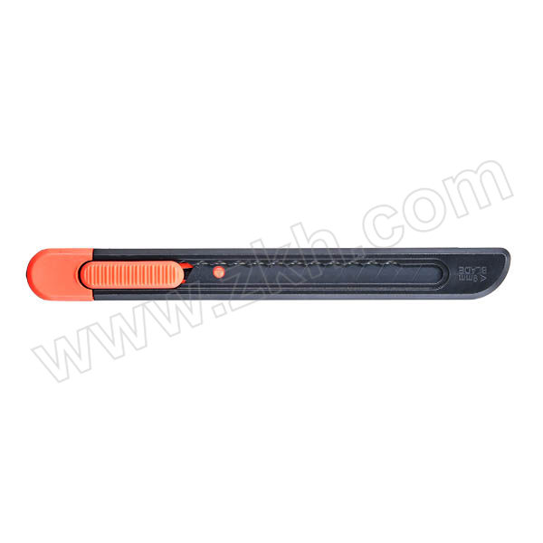 ZKH/震坤行 小号塑料美工刀 HHT-KFP01 9mm 含SK2H合金钢刀片 1把