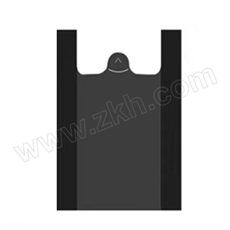 ZTT/庄太太 加厚黑色背心垃圾袋 ZTT-LJD004 32×52cm 100只 1包