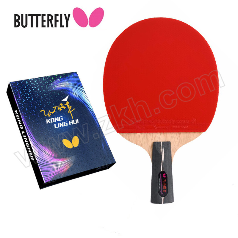 BUTTERFLY/蝴蝶 乒乓球拍 孔令辉 直 1块