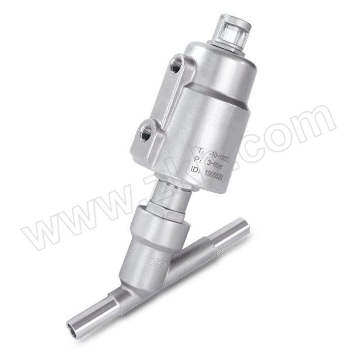 ESG 120系列焊接式常温型气控角座阀 120A501D25WH111A2 304不锈钢 50缸 单作用常闭 反向 1个