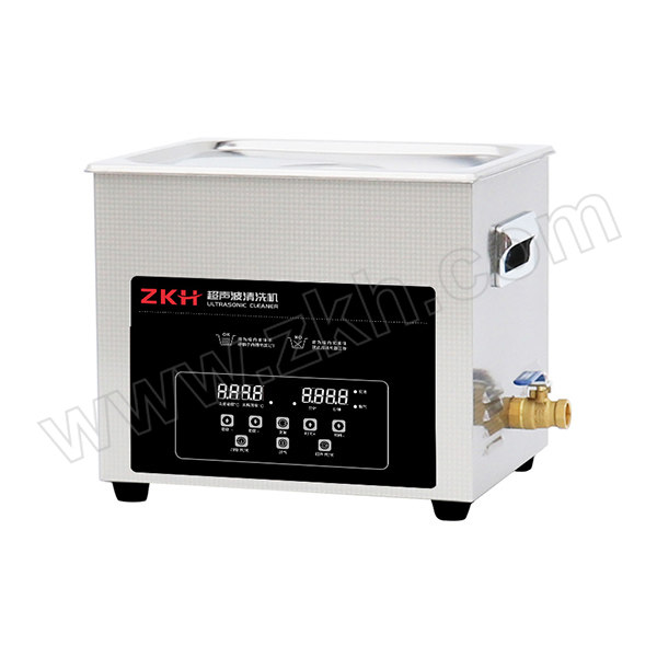 ZKH/震坤行 超声波清洗机 ZA121-00005 3.2L 超声功率120W 加热功率240W 频率40kHz 内槽尺寸240×135×100mm 机器尺寸265×165×220mm 1台