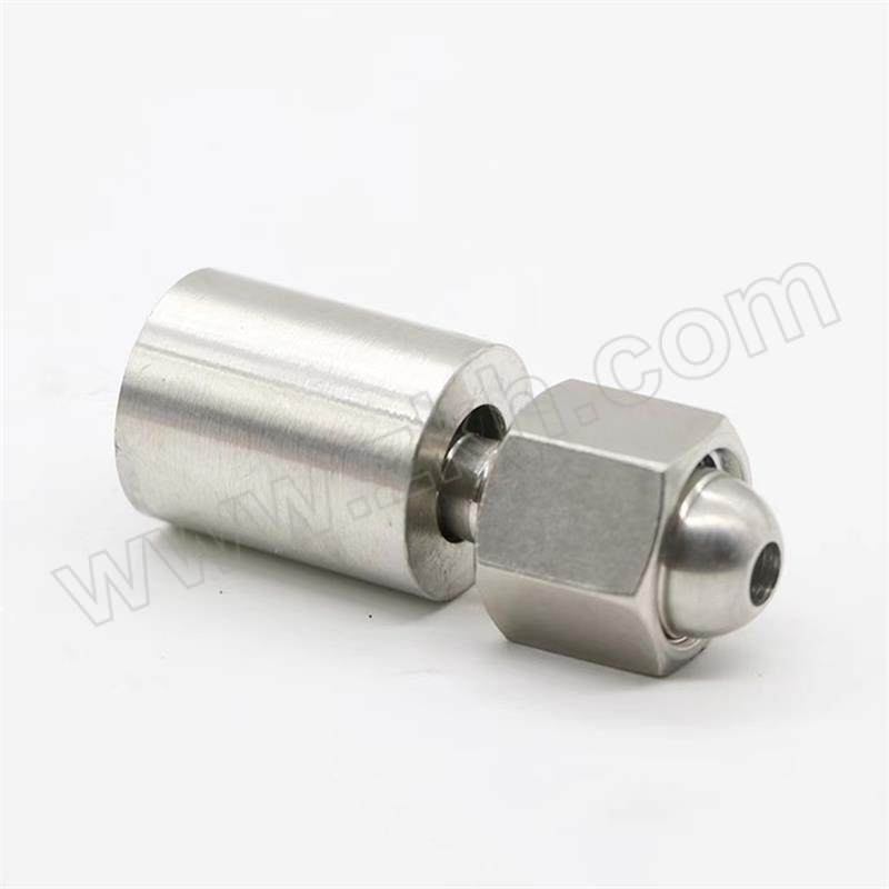 RUIDACHANGMAO/瑞达昌茂 304不锈钢铁氟龙管扣压接头 Φ10-16×1.5D 一端直一端弯 1对