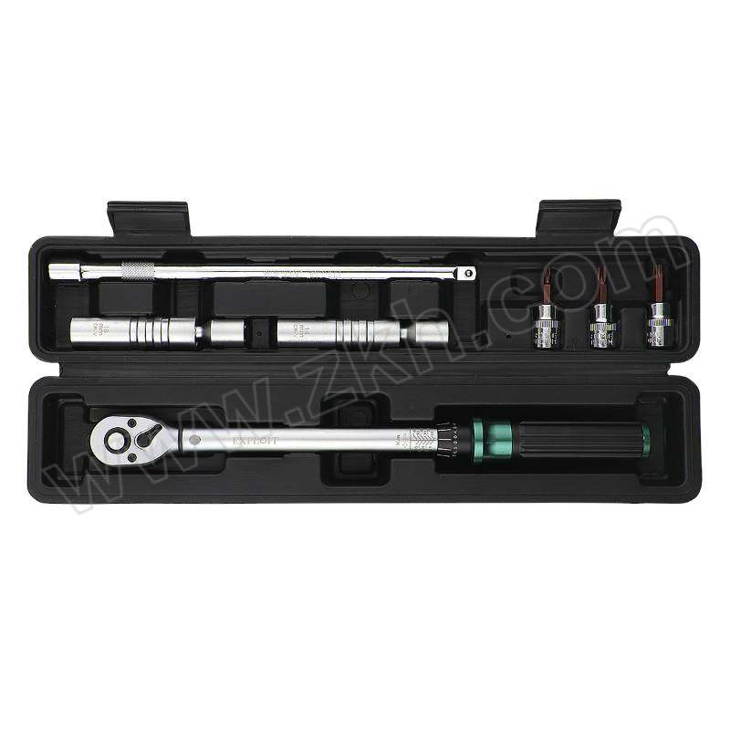 EXPLOIT/开拓 7件扭力扭矩扳手套装 104075 5~60N·m 1盒