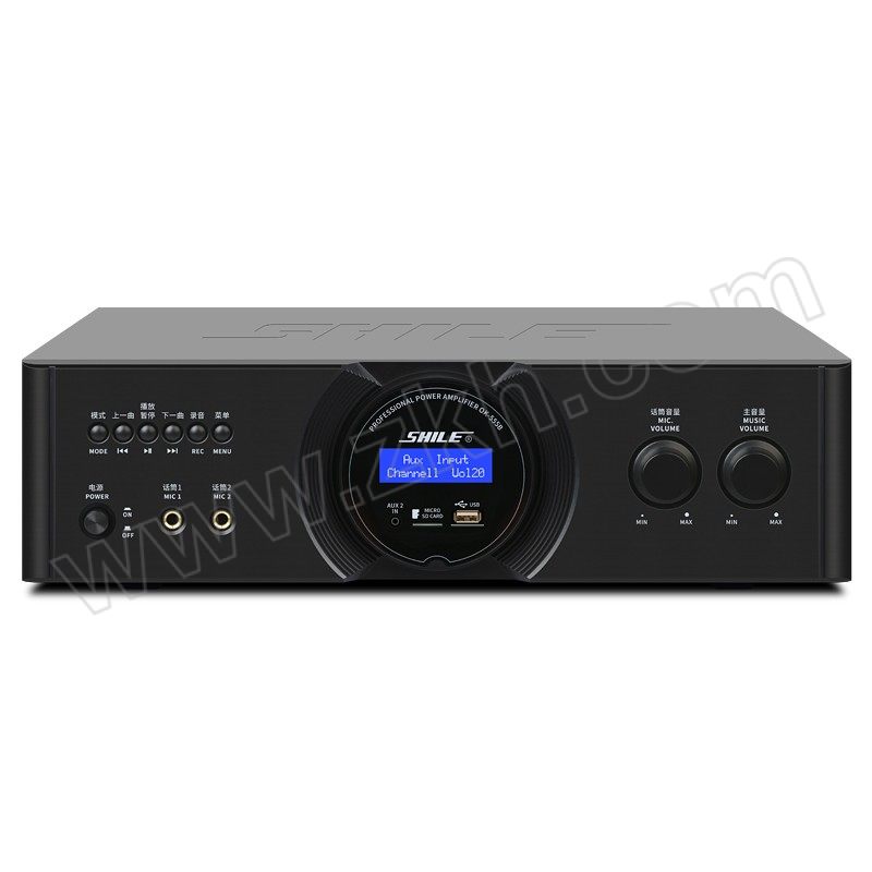SHILE/狮乐 合并式功放 OK-555B 100W双通道合并式功放×1 1台