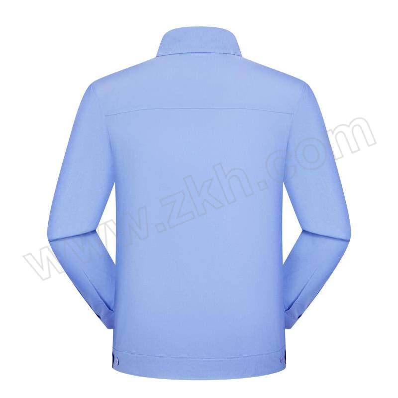 TOPRUI/拓普瑞 夏季涤棉精梳长袖工作服上衣 K08 185码 浅蓝色 1件