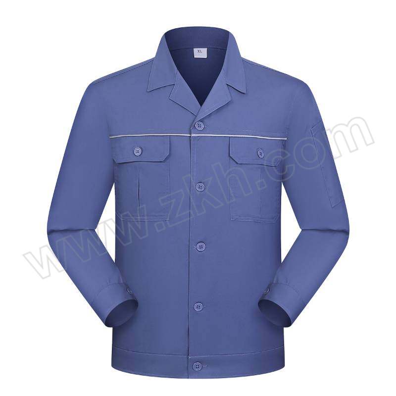 TOPRUI/拓普瑞 夏季涤棉精梳长袖工作服上衣 K09 195码 深铁灰 1件