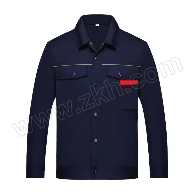 TOPRUI/拓普瑞 夏季涤棉长袖工作服上衣 C-1 160码 藏兰色 含上衣×1 1件