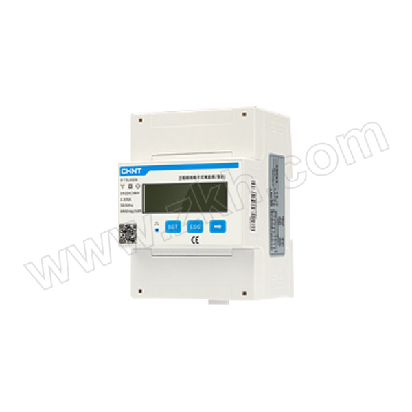 CHINT/正泰 电表 DTSU666 220/380V 0.015-0.075(6)A 导轨表4P 昆仑 1个